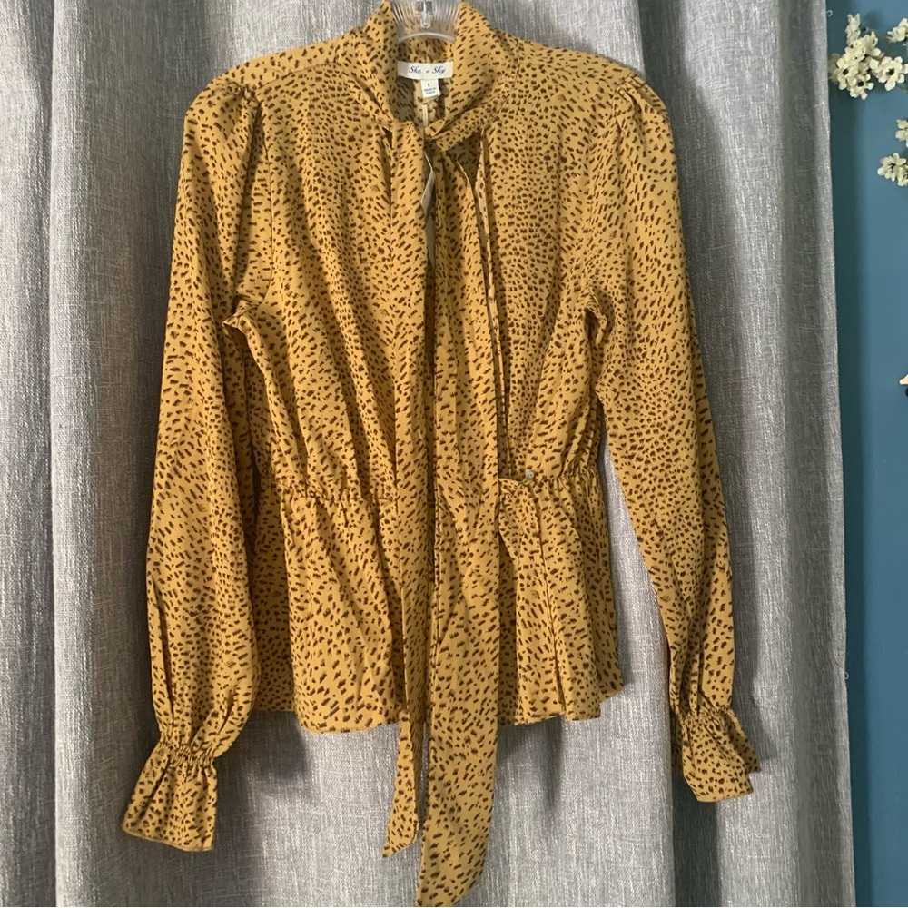 She + Sky Blouse